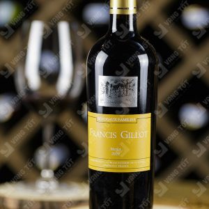 Rượu Vang đỏ Pháp Francis Gillot Merlot 2020 13.5% 750ml