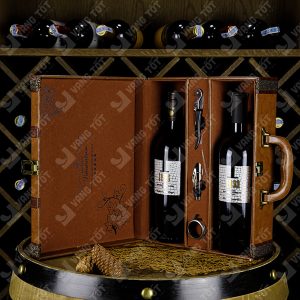 Set hộp quà tặng rượu vang doanh nghiệp Q012