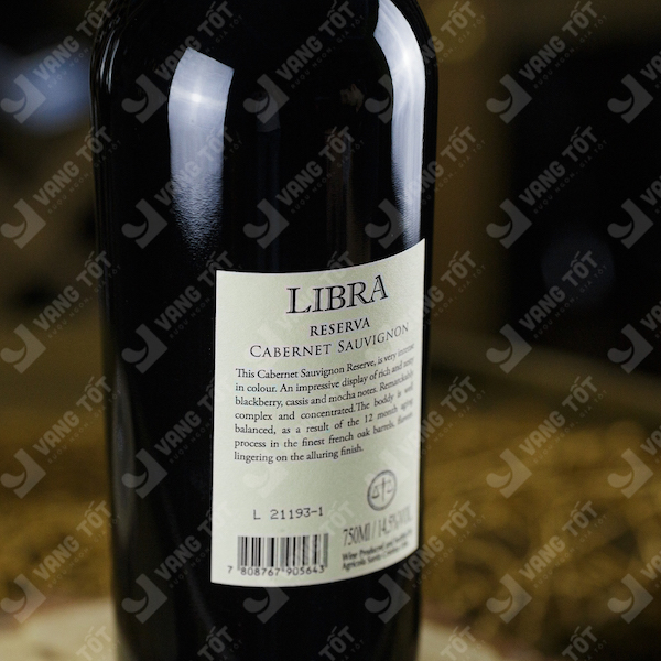 Rượu vang đỏ Chile LIBRA Seleccion Reserva Cabernet Sauvignon 14.5%
